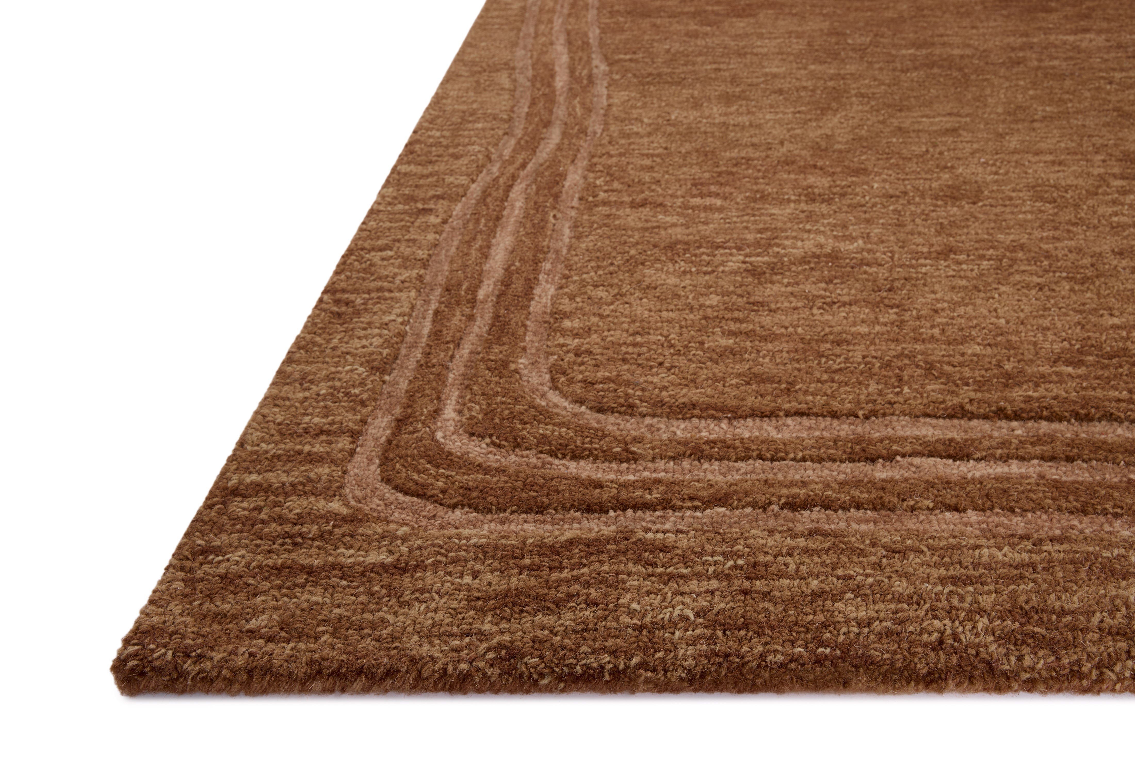 Leanne Ford x Loloi Craven Spice / Rose Sample Rug RUGS - wool Loloi