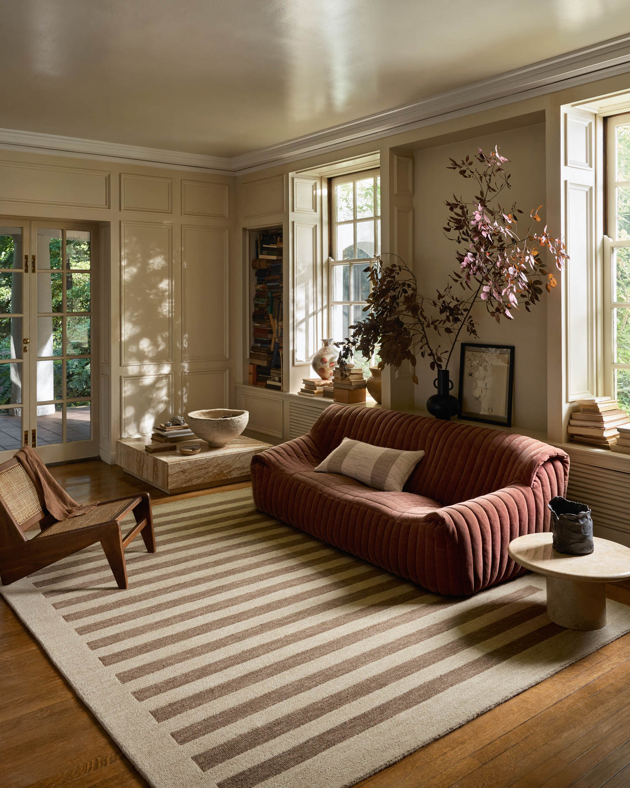 Leanne Ford x Loloi Craven Oatmeal / Bark Rug RUGS - wool Loloi