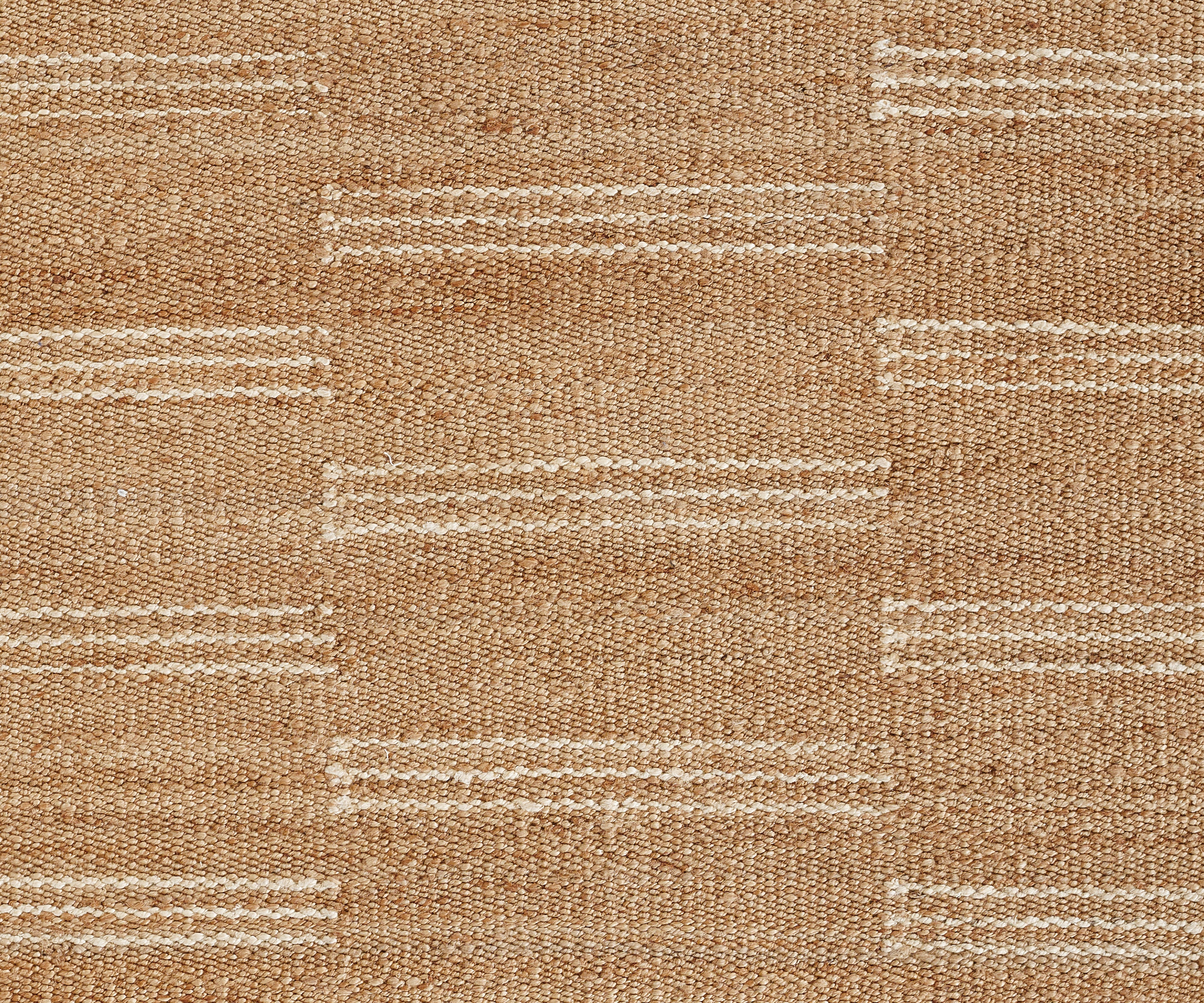 Crescent Broken Stripe Hand Woven Jute Area Rug RUGS - jute Momeni