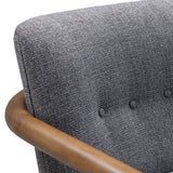 Curb Club Chair FURNITURE - accent chair LH IMPORTS