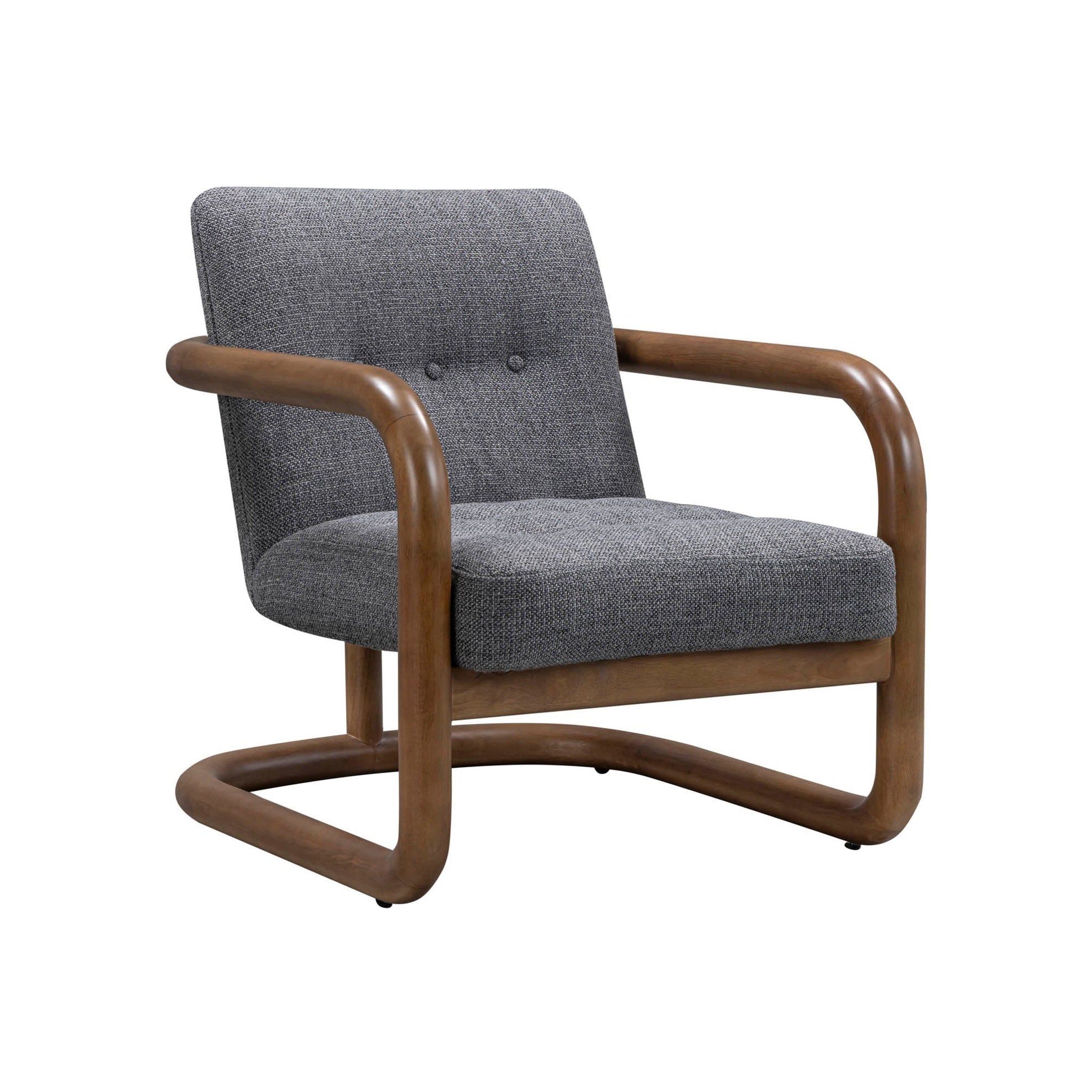 Curb Club Chair, Charcoal