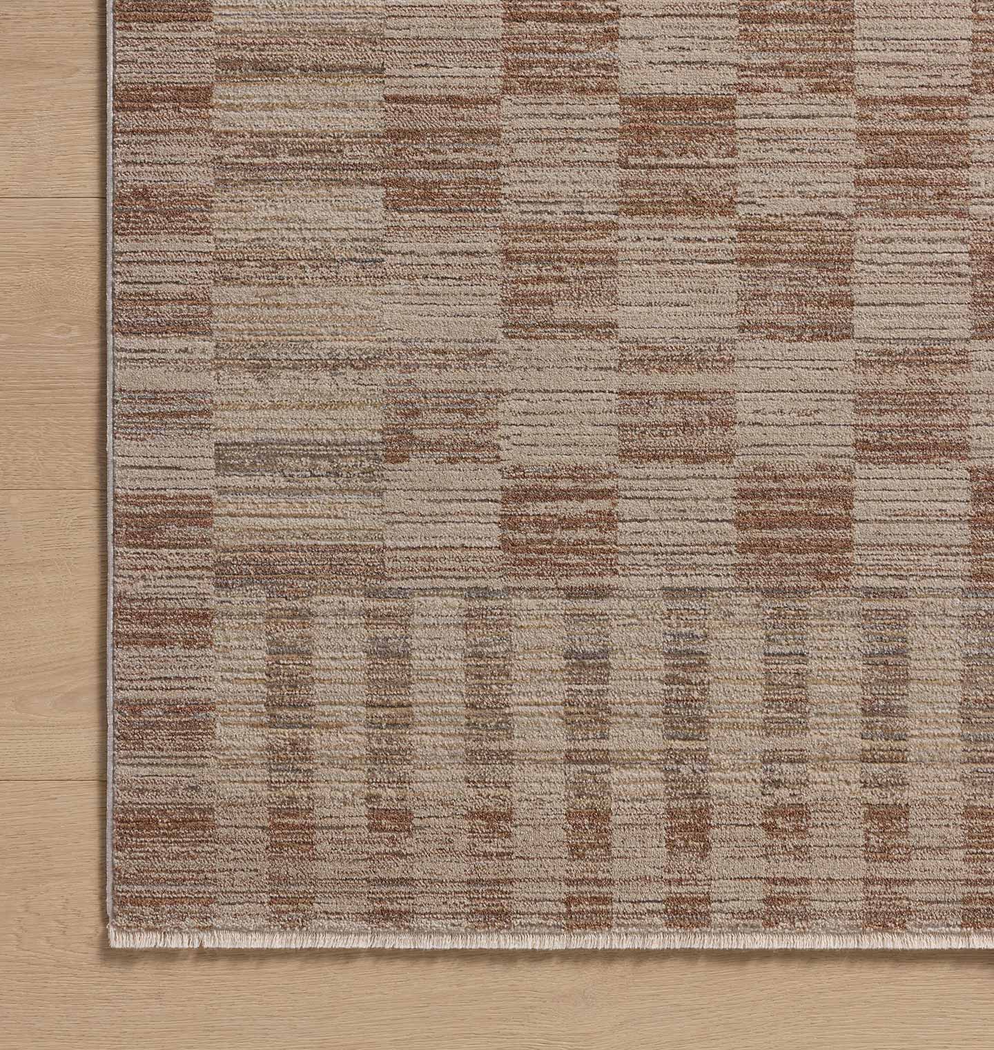 OVERSTOCK RUG - Amber Lewis x Loloi Cali Brick / Natural - 2'7" x 8' IN STORE - Sale Rugs Loloi