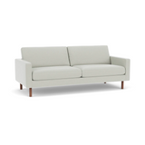 EQ3 Custom Fabric Joan 83" Sofa - Walnut Leg