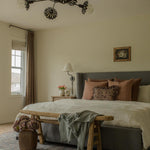 Layla Floral Ruffle Pillow Cover 2 - PILLOWS - Block print - warm Rug & Weave Pillows