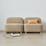 Gus* Modern Circuit Modular 2 pc Armless Sofa