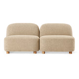 Gus* Modern Circuit Modular 2 pc Armless Sofa