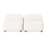 Gus* Modern Circuit Modular 2 pc Armless Sofa