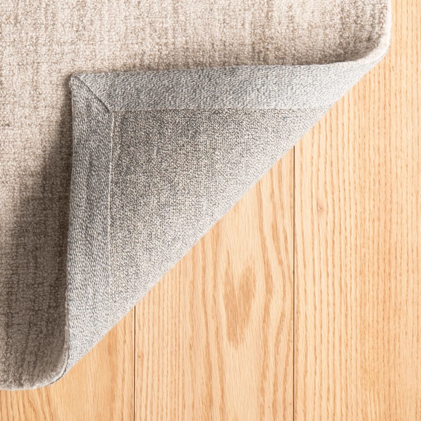 Crosshatch Ivory Hand Micro Hooked Wool Rug-Rug & Weave