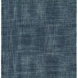 Crosshatch Denim Hand Micro Hooked Wool Rug-Rug & Weave