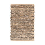 Simba Handwoven Jute Rug RUGS - jute Dash & Albert Black 2' x 3'