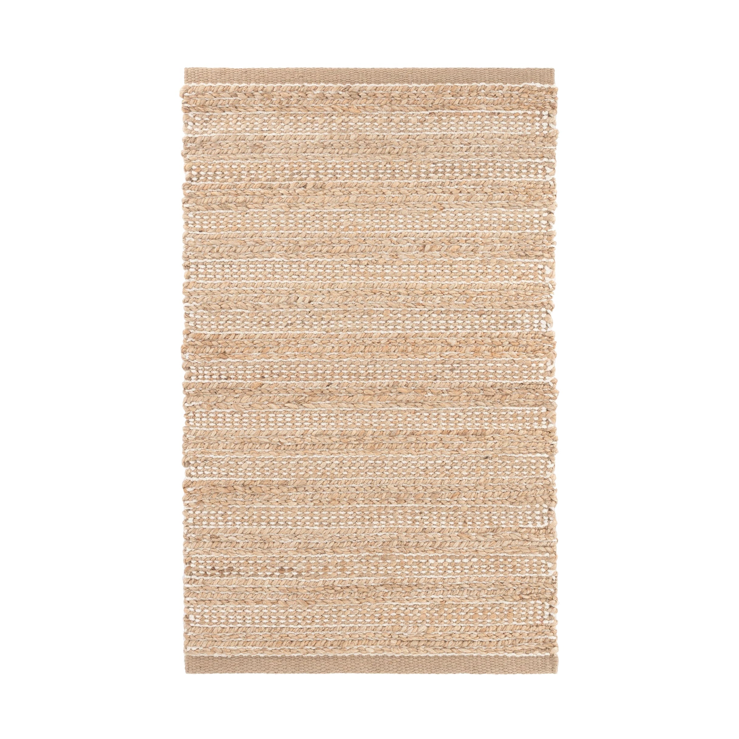 Simba Handwoven Jute Rug RUGS - jute Dash & Albert Ivory 2' x 3'