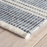Malta Blue Handwoven Wool Rug-Rug & Weave