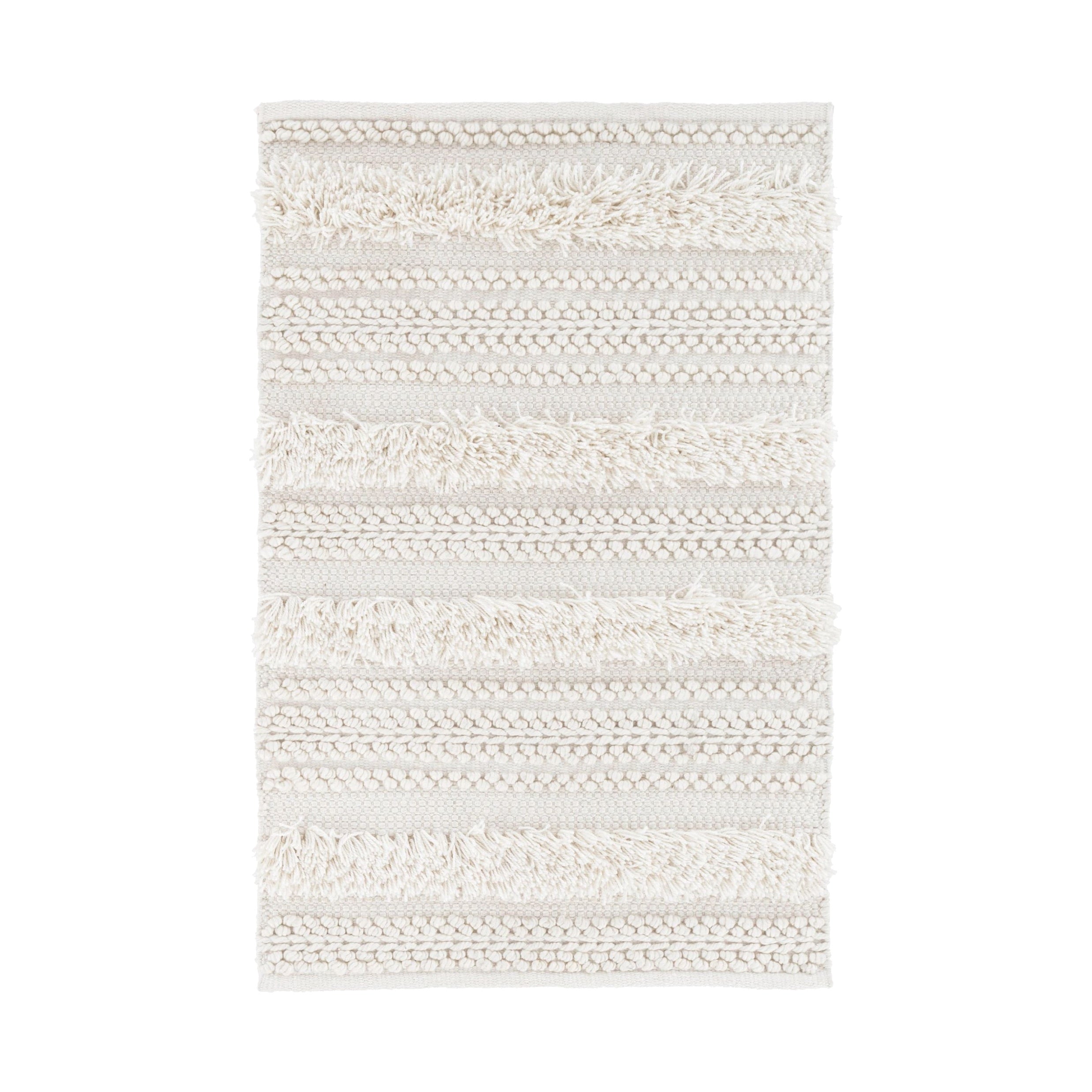 Zhara Stripe Handwoven Performance Rug RUGS - striped Dash & Albert 2' x 3'