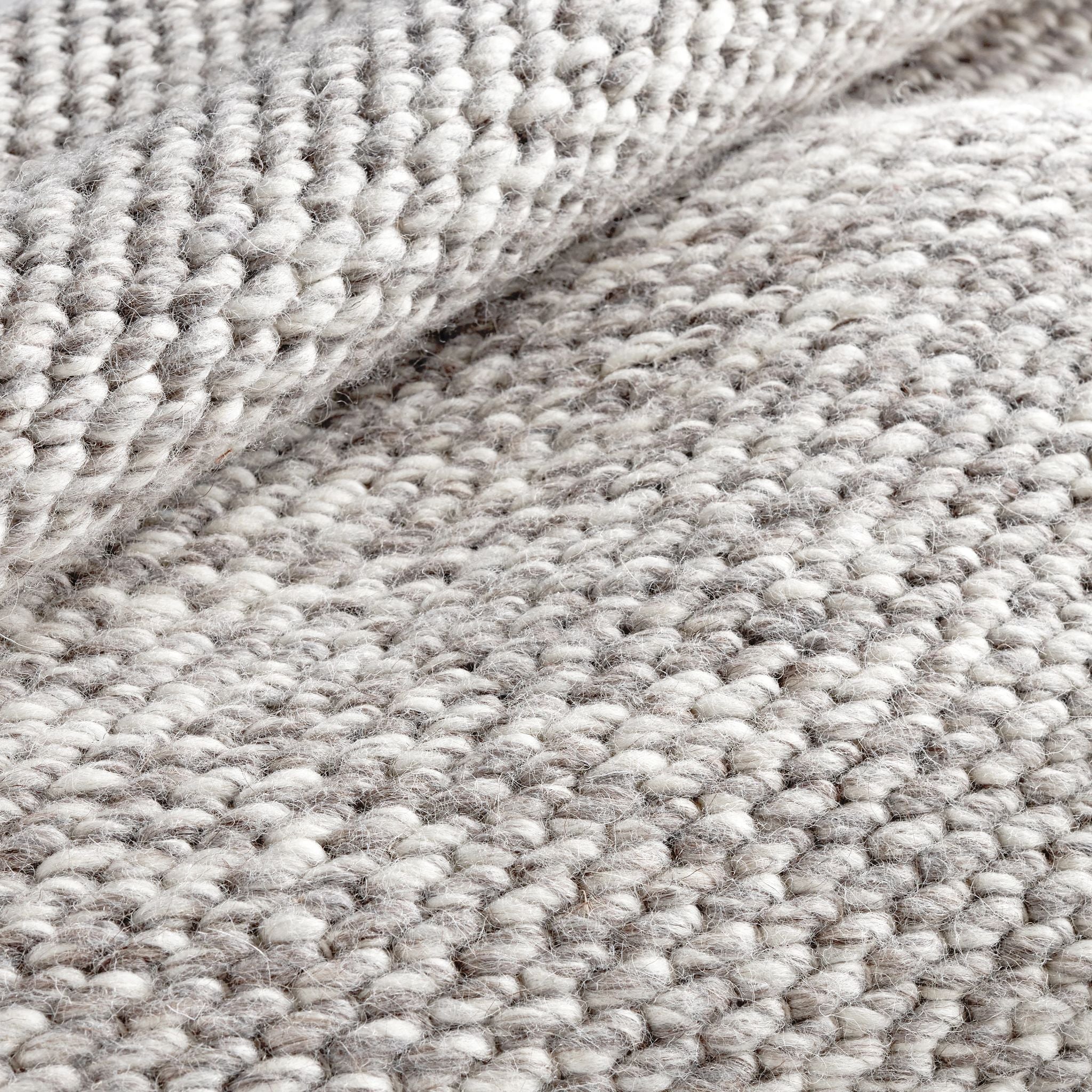Loggia Grey Handwoven Wool Rug-Rug & Weave