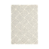 Layers Hand Hooked Wool Rug RUGS-wool Dash & Albert Grey 2' x 3'