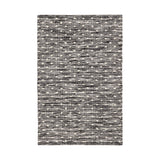 Hobnail Handwoven Performance Rug RUGS - synthetic Dash & Albert Black 3' x 5'