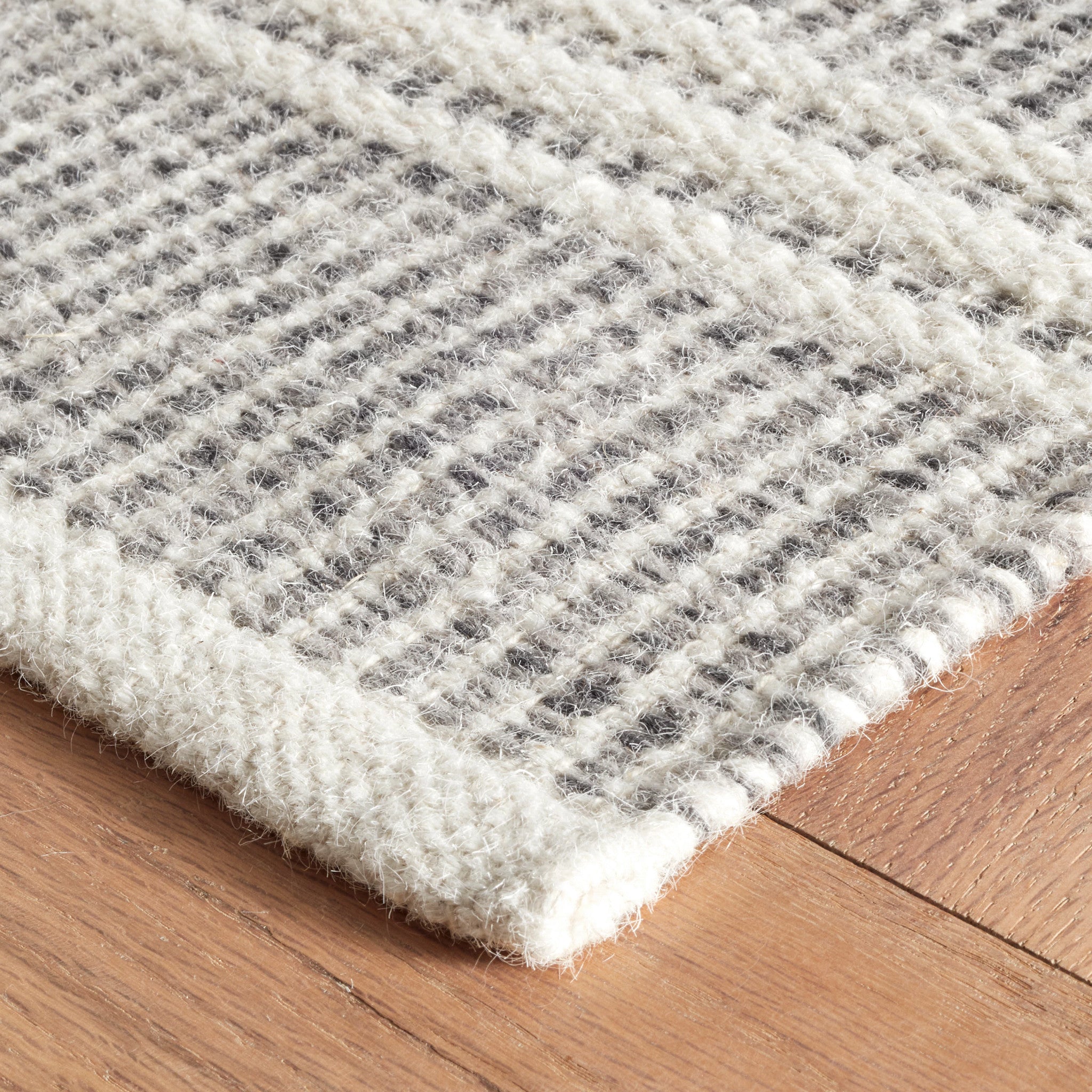 Malta Grey Handwoven Wool Rug-Rug & Weave