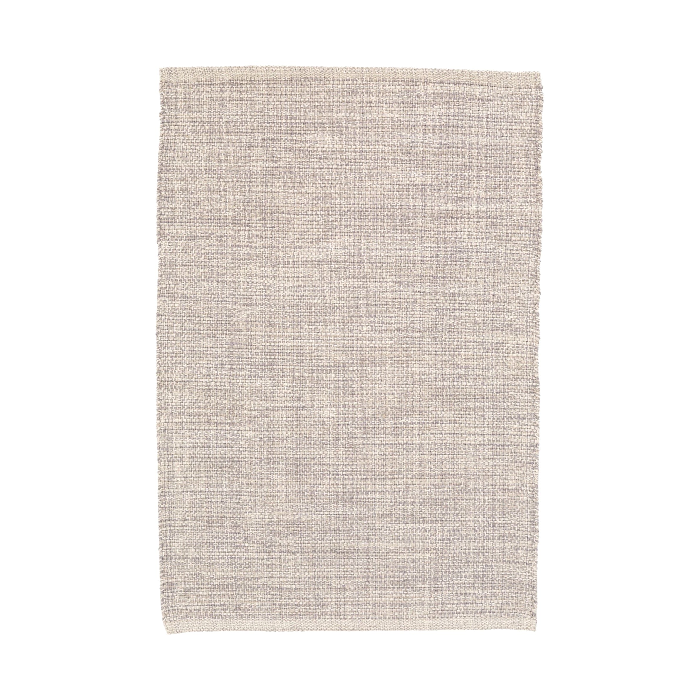 Marled Handwoven Cotton Rug RUGS - cotton Dash & Albert Grey 2' x 3'