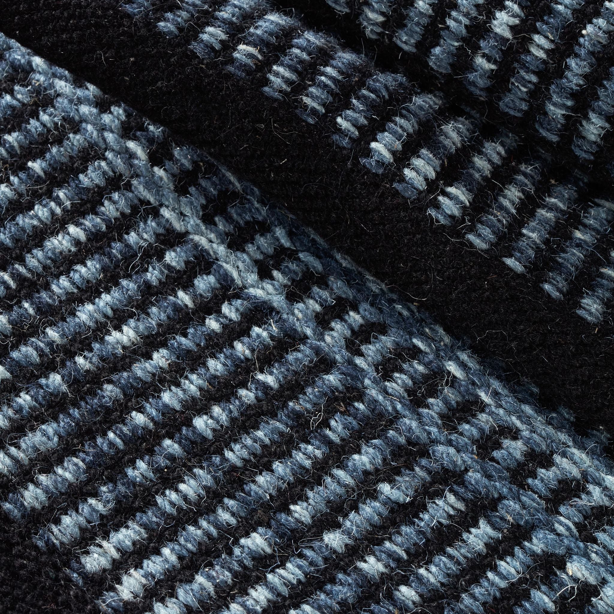 Malta Navy Handwoven Wool Rug-Rug & Weave