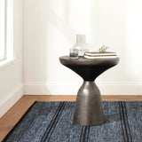 Malta Navy Handwoven Wool Rug-Rug & Weave