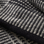 Malta Black Handwoven Wool Rug-Rug & Weave