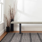 Malta Black Handwoven Wool Rug-Rug & Weave