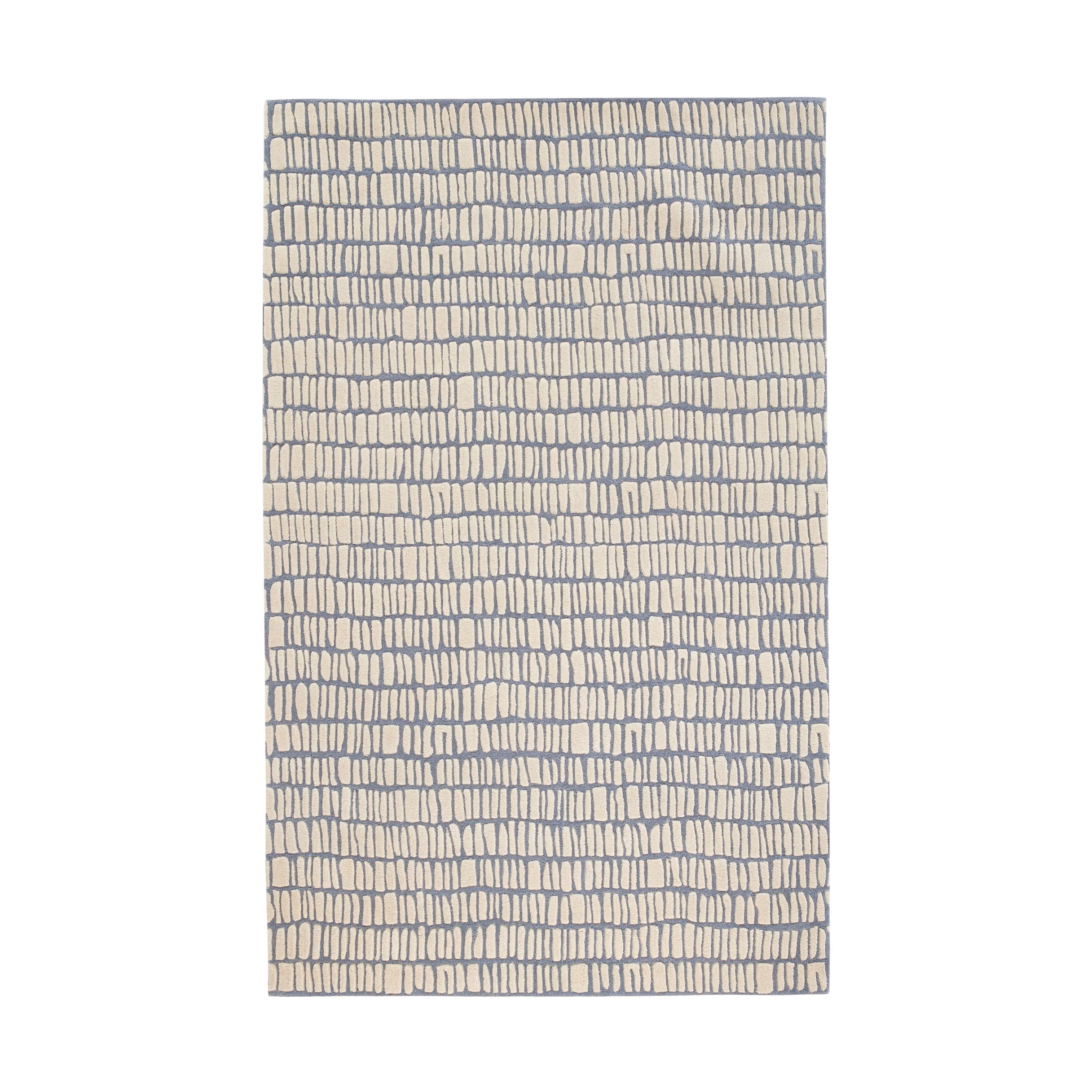 Roark Hand Tufted Wool Rug RUGS - wool Dash & Albert 3' x 5' Pewter Blue
