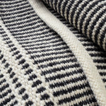 Malta Black/Ivory Handwoven Wool Rug-Rug & Weave
