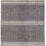 Malta Black/Ivory Handwoven Wool Rug-Rug & Weave