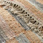 Ravel Stripe Blue Handwoven Wool Rug-Rug & Weave