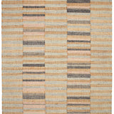 Ravel Stripe Blue Handwoven Wool Rug-Rug & Weave
