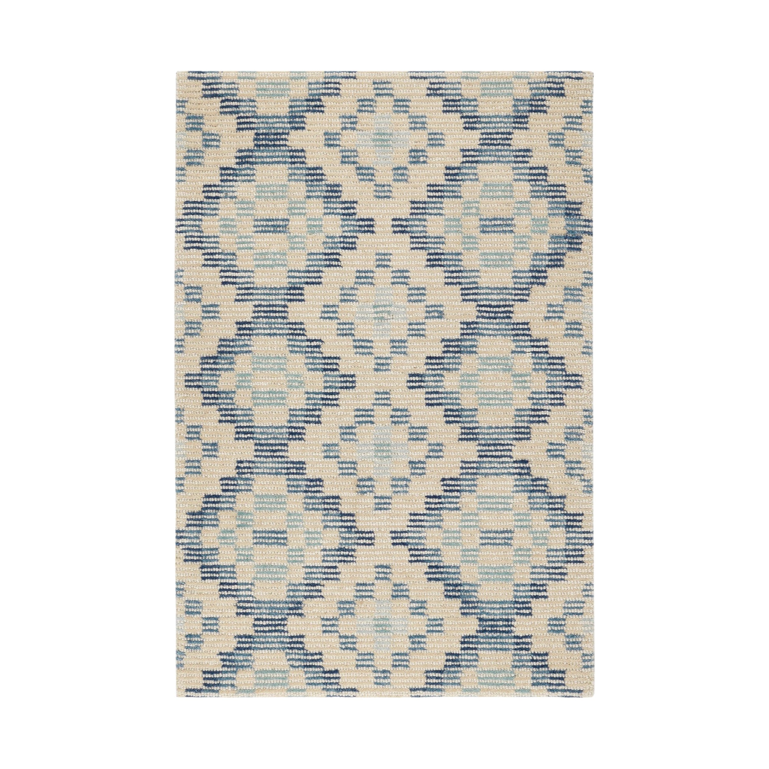 Diamond Cove Hand Tufted Wool Rug RUGS - wool Dash & Albert Blue 2' x 3'
