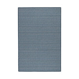 Herringbone Machine Washable Rug RUGS - washable Dash & Albert Navy 2' x 3'