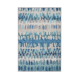 Paint Chip Machine Washable Rug RUGS - washable Dash & Albert Blue 2' x 3'