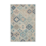Pali Machine Washable Rug RUGS - washable Dash & Albert Blue 2' x 3'