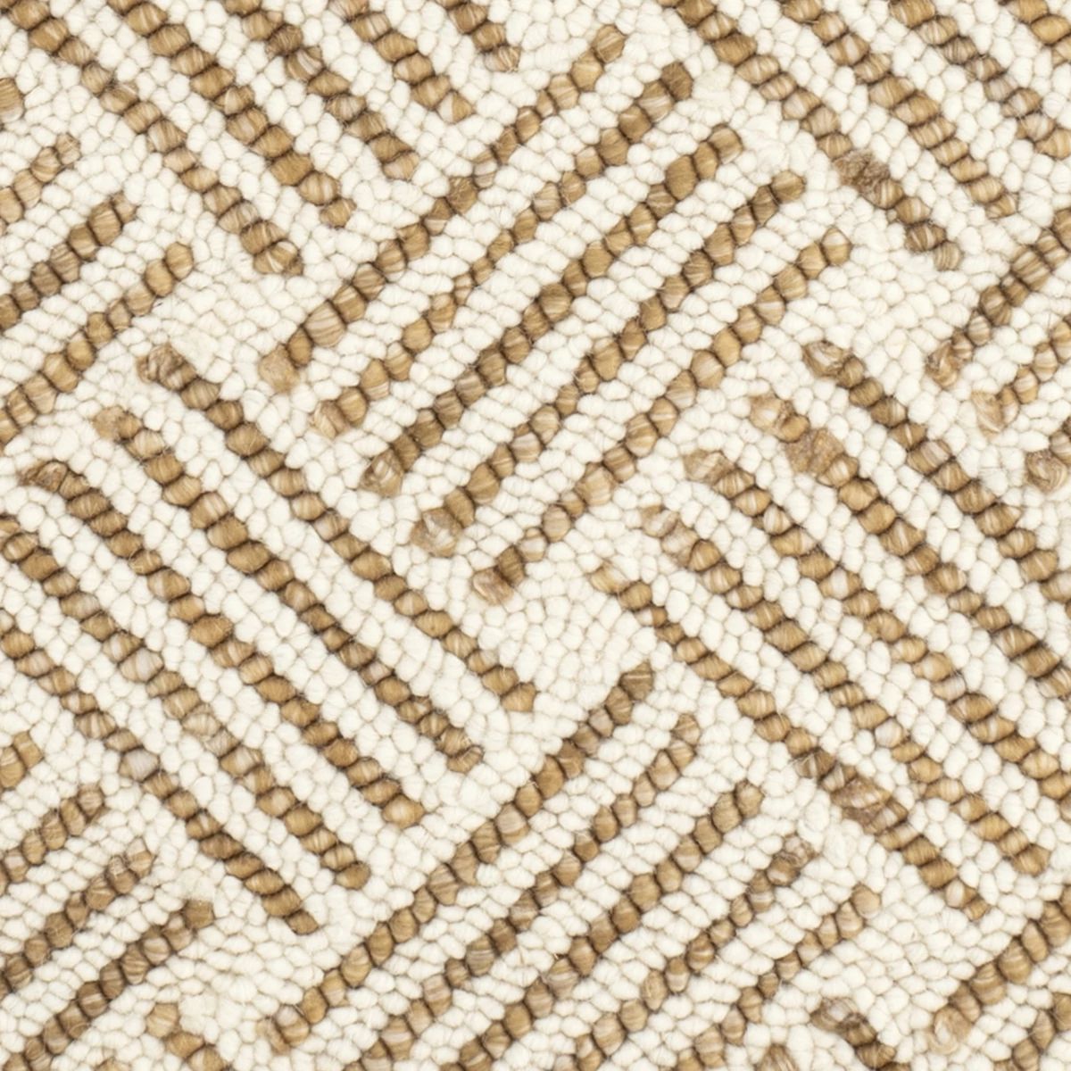 Layers Ochre Hand Hooked Wool Rug- Rug & Weave