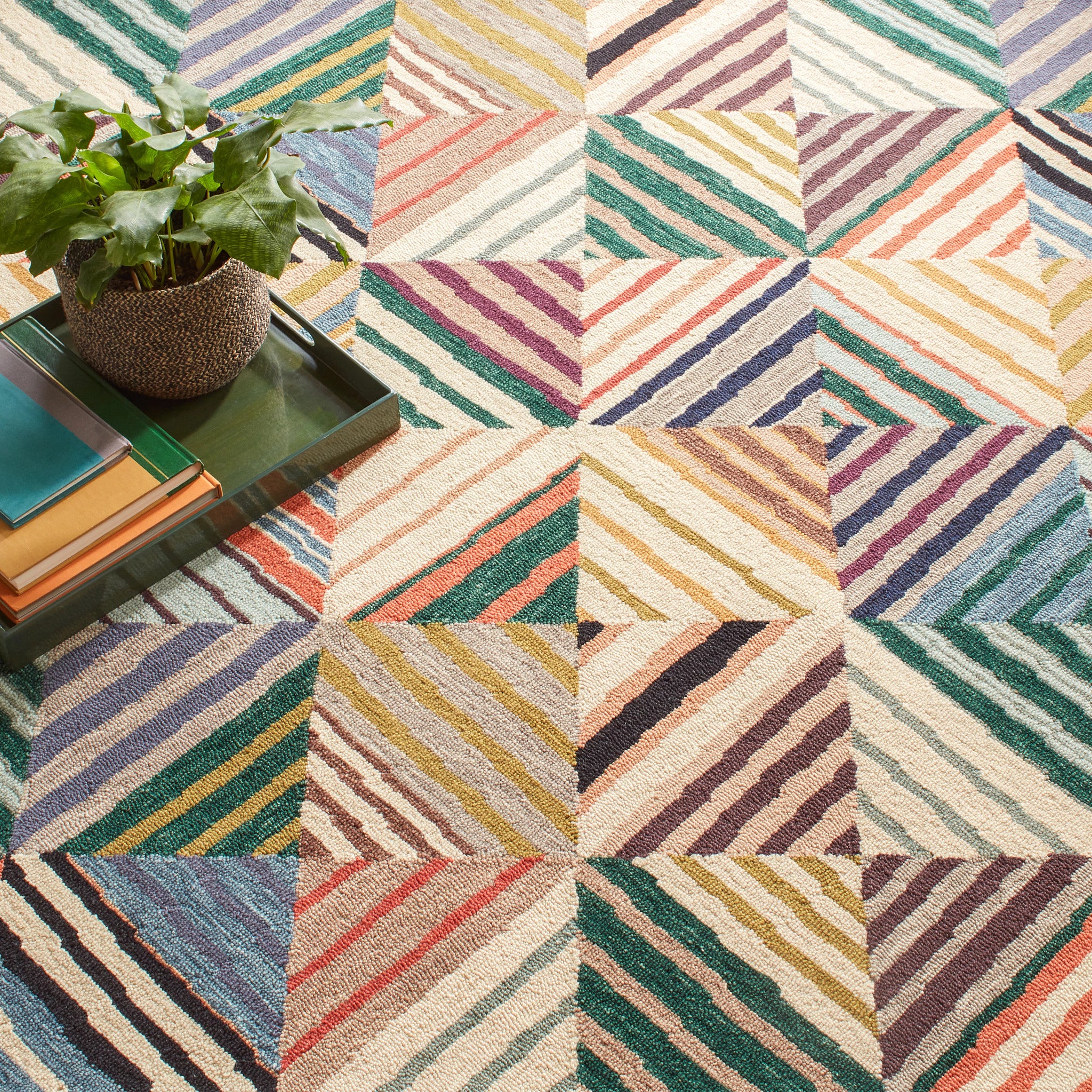 Potter Hand Micro Hooked Wool Rug RUGS - wool Dash & Albert