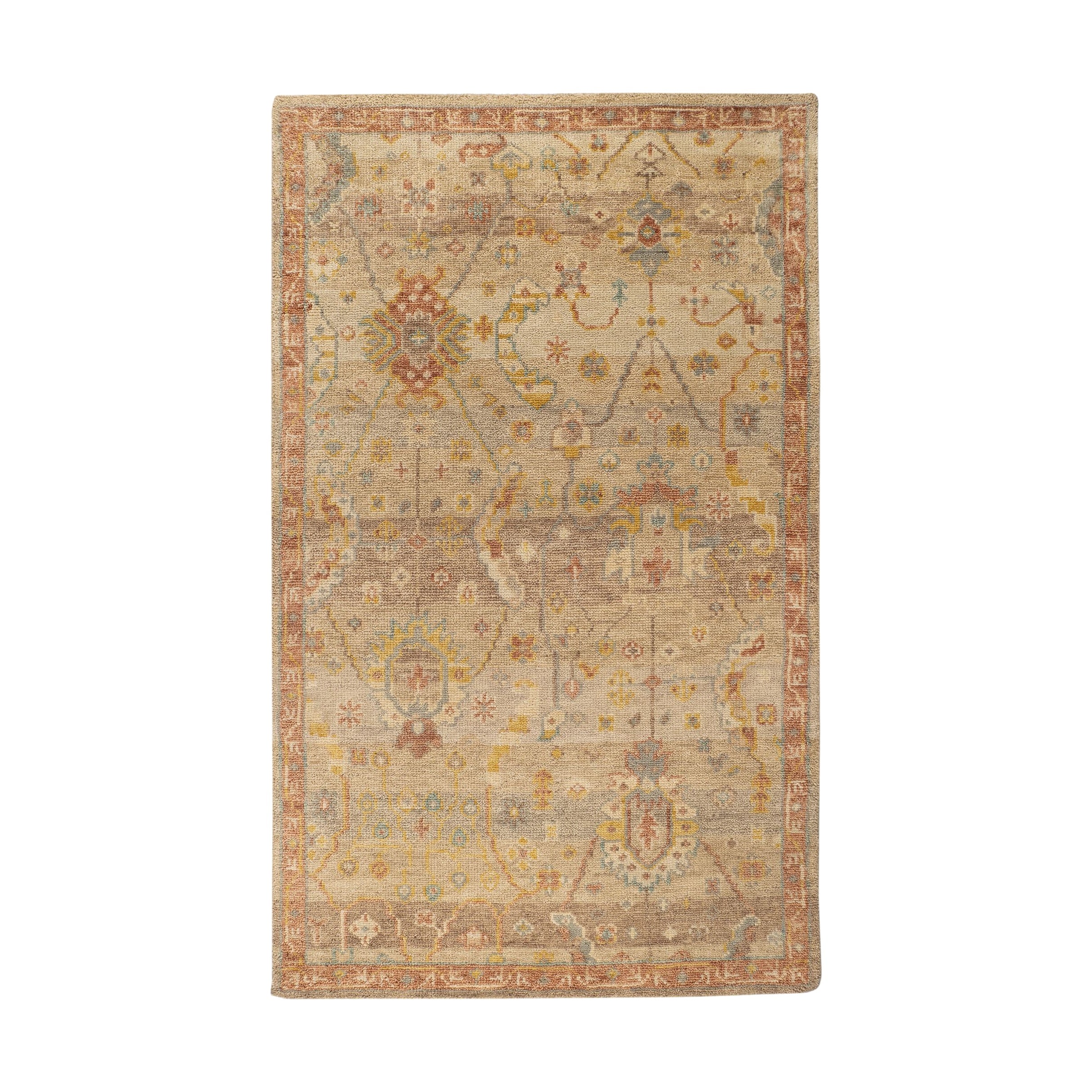 Nora Hand Knotted Wool Rug RUGS - wool Dash & Albert 2'6" x 8' Natural