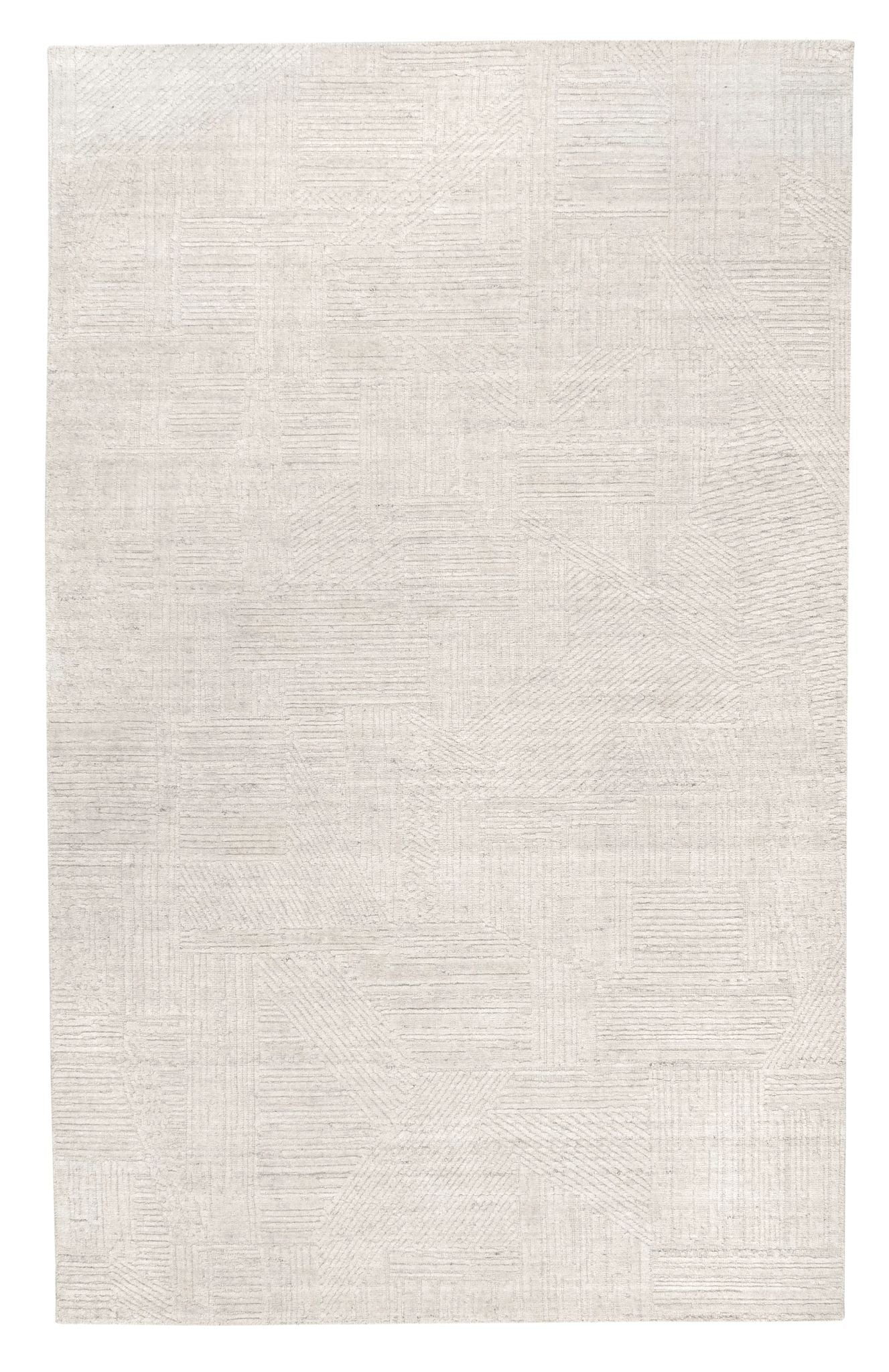 Adrian Beige Handwoven Wool Rug-Rug & Weave