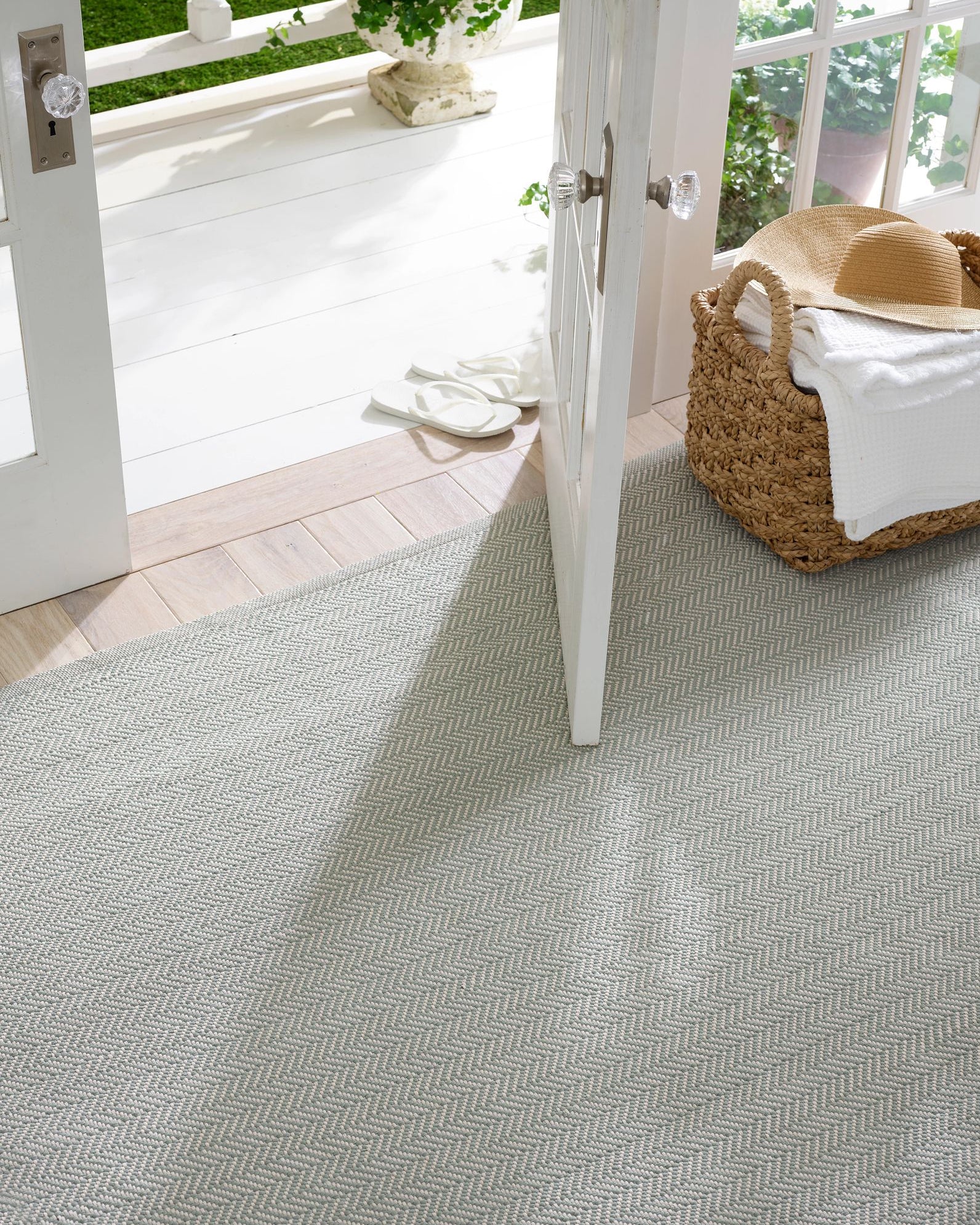 Herringbone Handwoven Indoor/Outdoor Rug RUGS - outdoor Dash & Albert