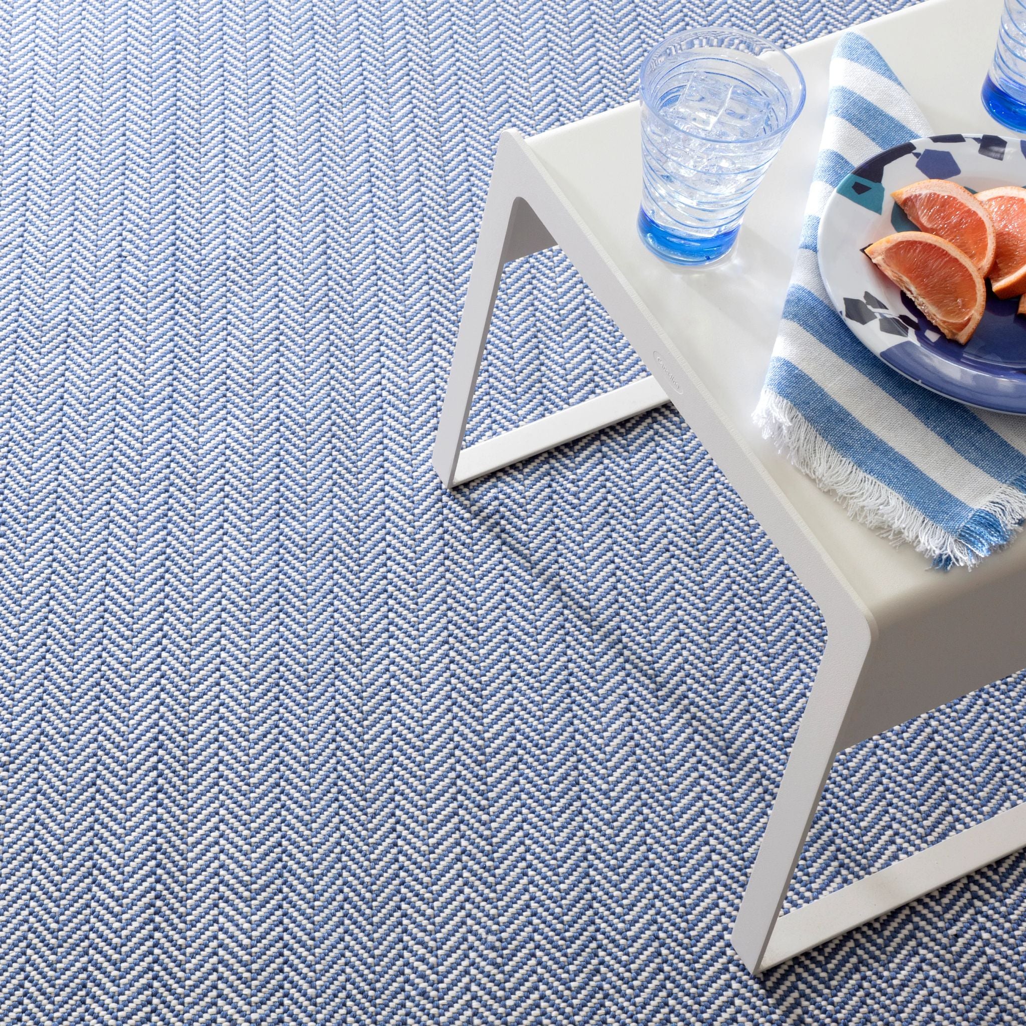 Herringbone Handwoven Indoor/Outdoor Rug RUGS - outdoor Dash & Albert