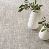Crosshatch Dove Grey Hand Micro Hooked Wool Rug-Rug & Weave