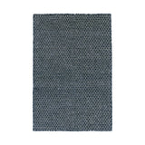 Honeycomb Handwoven Wool Rug RUGS-wool Dash & Albert Indigo/Grey 2' x 3'