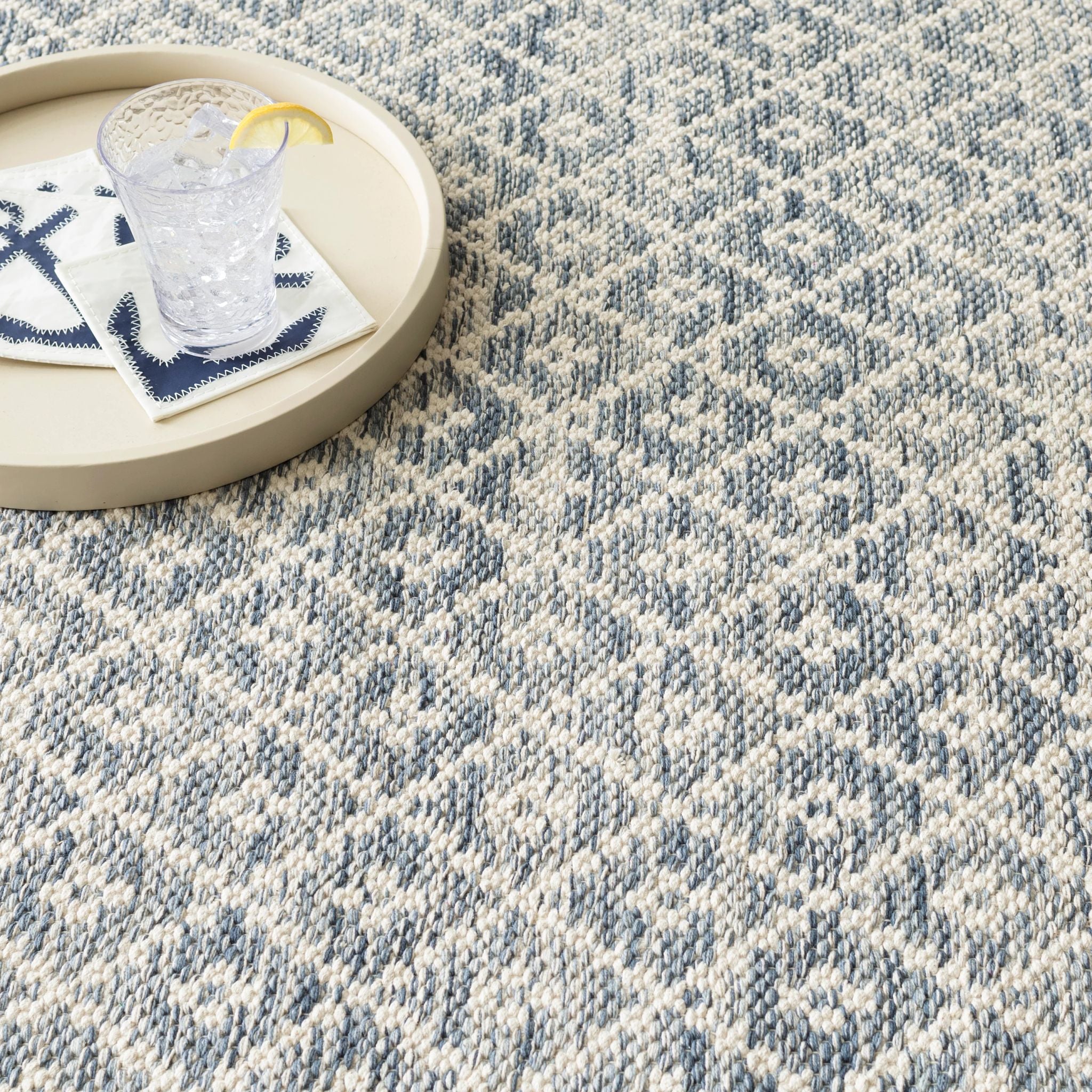 Melange Diamond Handwoven Cotton Rug RUGS - cotton Dash & Albert