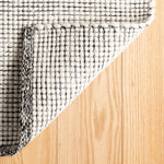 Network Black Handwoven Wool Rug-Rug & Weave