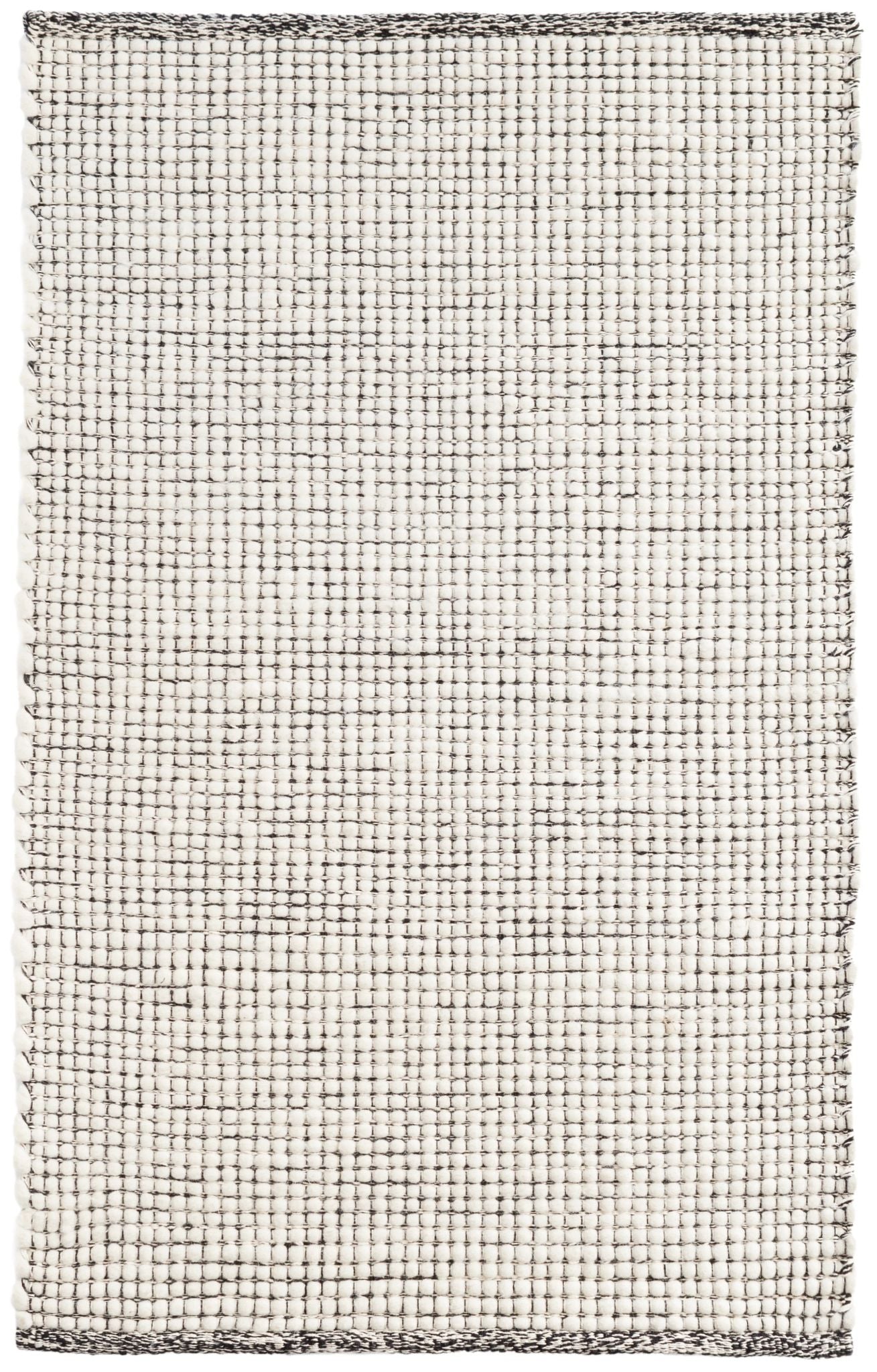 Network Black Handwoven Wool Rug-Rug & Weave