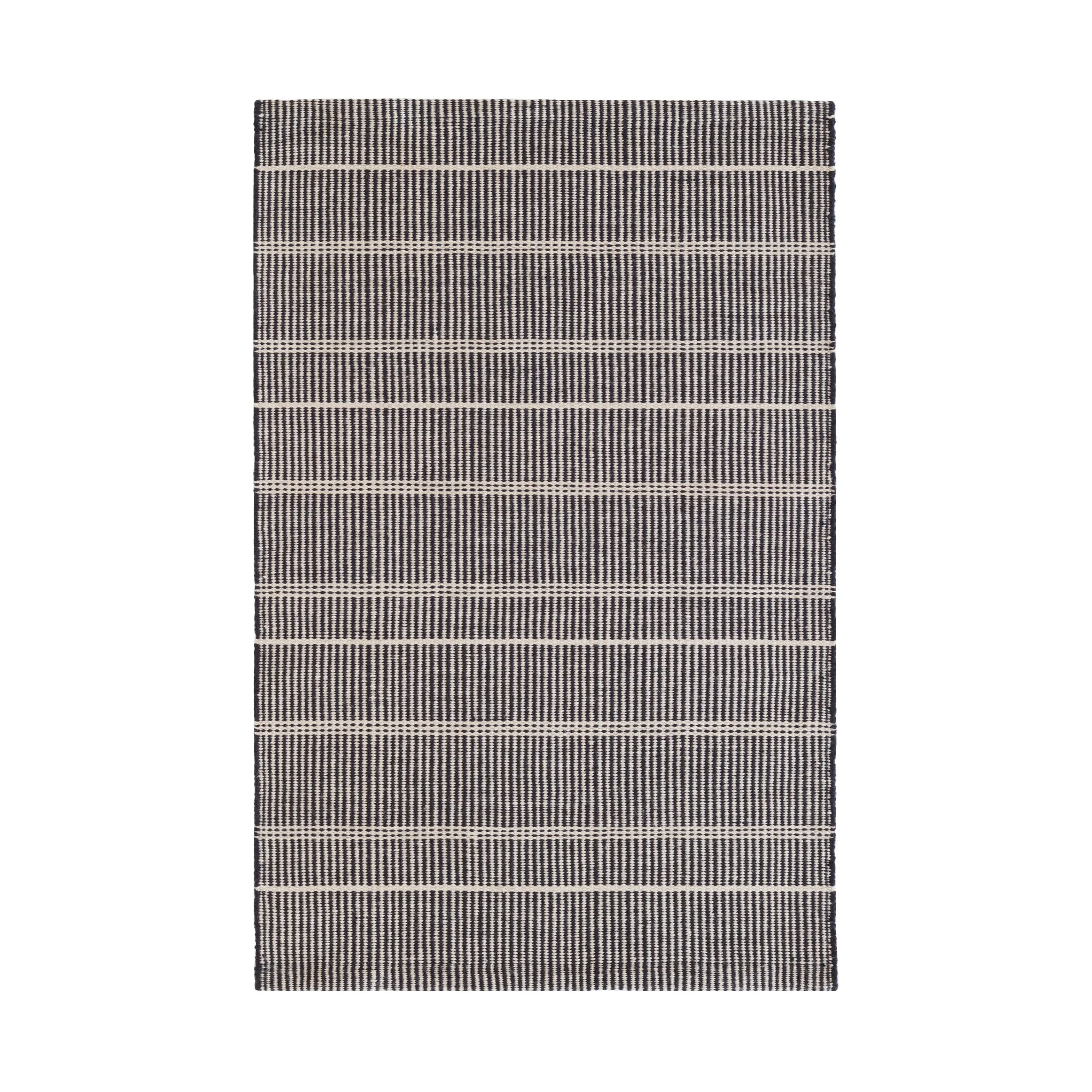Samson Handwoven Indoor/Outdoor Rug RUGS - outdoor Dash & Albert Black 2' x 3'