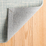Crosshatch Sky Hand Micro Hooked Wool Rug-Rug & Weave
