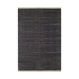 Herringbone Handwoven Cotton Rug RUGS - cotton Dash & Albert Black 2' x 3'