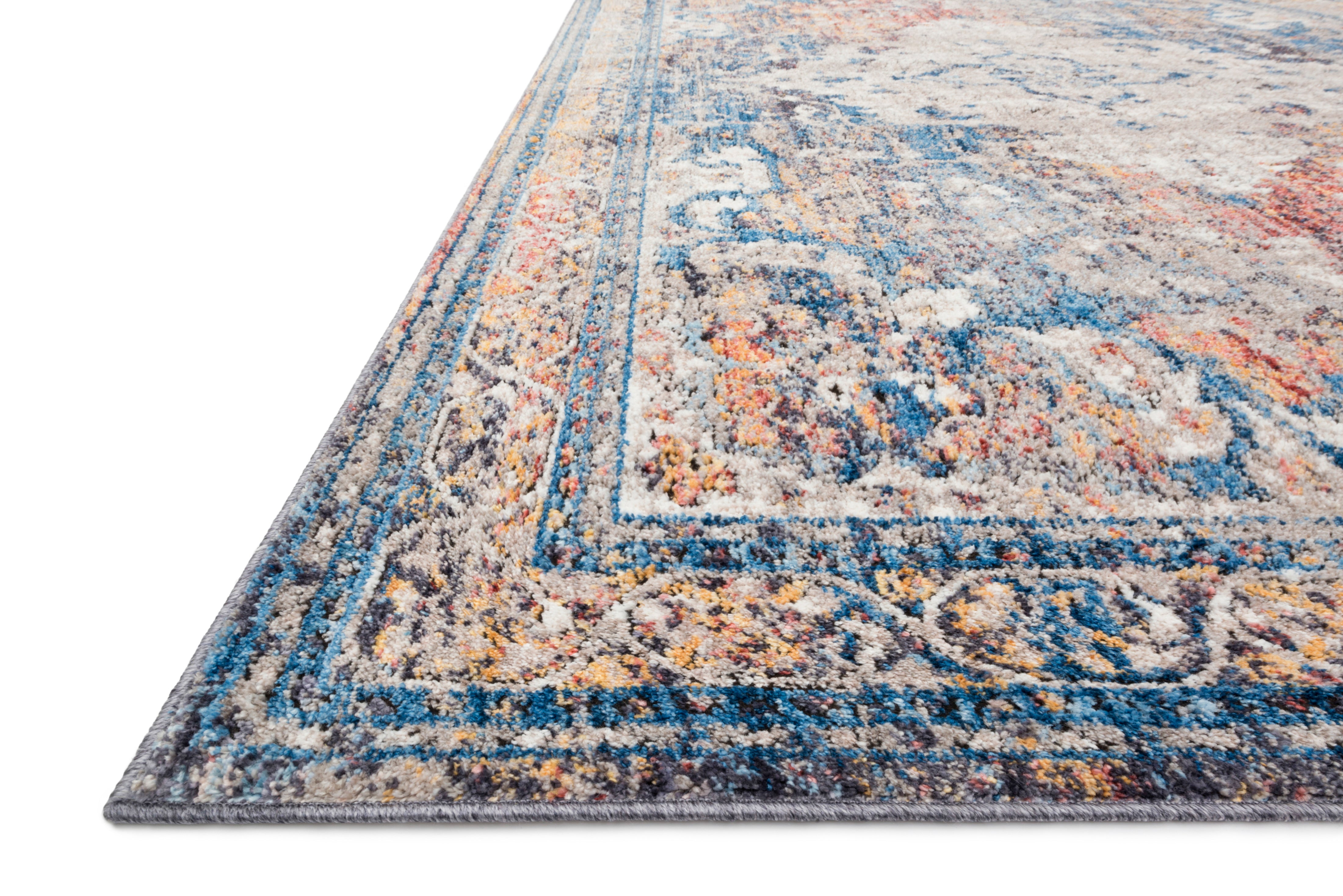 Loloi Dante Multi / Stone Rug RUGS - synthetic Loloi